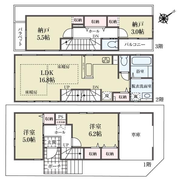 新築一戸建て市川市平田４丁目 新築一戸建て／全２棟千葉県市川市平田４丁目JR中央・総武線本八幡駅6188万円