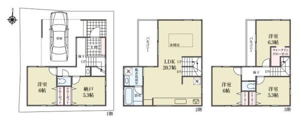新築一戸建て墨田区東向島６丁目 新築一戸建て東京都墨田区東向島６丁目東武伊勢崎線東向島駅9480万円