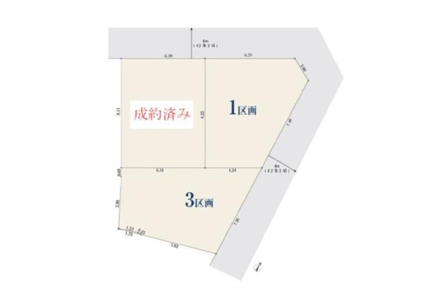 土地文京区千駄木５丁目 売地／建築条件なし／全３区画東京都文京区千駄木５丁目東京メトロ千代田線千駄木駅1億170万円～1億280万円