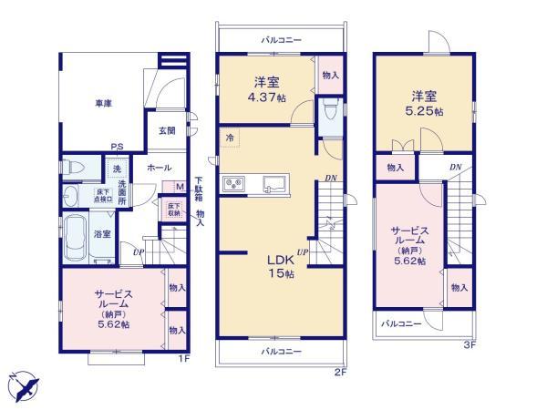 新築一戸建て市川市塩焼３丁目 新築一戸建て／全７棟千葉県市川市塩焼３丁目東京メトロ東西線妙典駅5990万円～7490万円