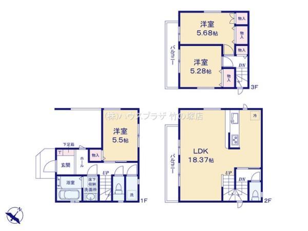 新築一戸建て足立区古千谷本町３丁目 新築一戸建て東京都足立区古千谷本町３丁目日暮里・舎人ライナー舎人駅4198万円