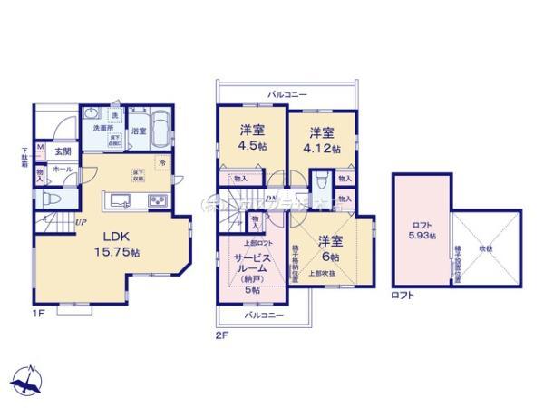 新築一戸建て江戸川区西篠崎１丁目 新築戸建て／全５棟東京都江戸川区西篠崎１丁目都営新宿線篠崎駅5690万円～6390万円