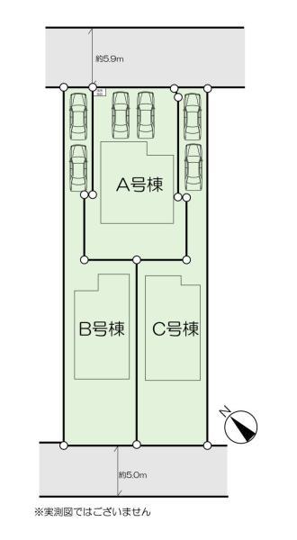 新築一戸建て市川市柏井町３丁目 新築一戸建て／全３棟千葉県市川市柏井町３丁目JR武蔵野線市川大野駅4190万円～4690万円