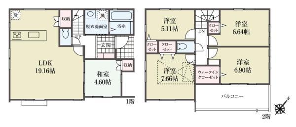 新築一戸建て市川市中国分３丁目 新築一戸建て／全２棟千葉県市川市中国分３丁目北総鉄道矢切駅5180万円