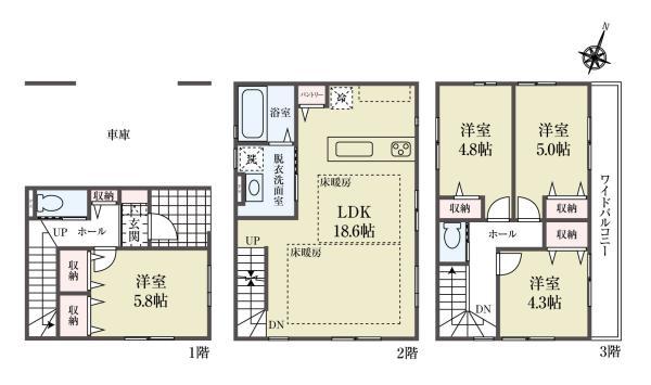 新築一戸建て江戸川区西小岩５丁目 新築一戸建て東京都江戸川区西小岩５丁目JR中央・総武線小岩駅8270万円