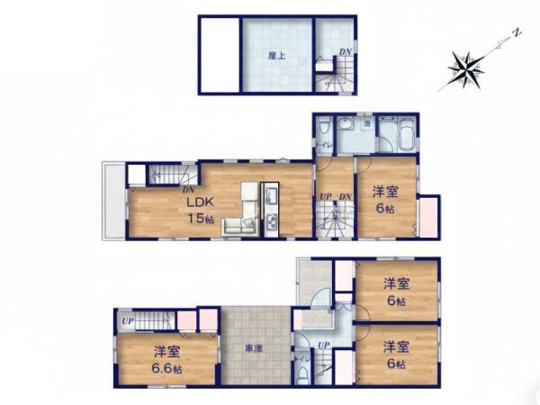 中古一戸建て江戸川区松江５丁目 中古一戸建て東京都江戸川区松江５丁目都営新宿線船堀駅6880万円