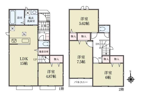 新築一戸建て江戸川区春江町３丁目 新築一戸建て東京都江戸川区春江町３丁目都営新宿線一之江駅6490万円