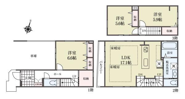 新築一戸建て江戸川区南小岩２丁目 新築一戸建て東京都江戸川区南小岩２丁目JR中央・総武線小岩駅5999万円