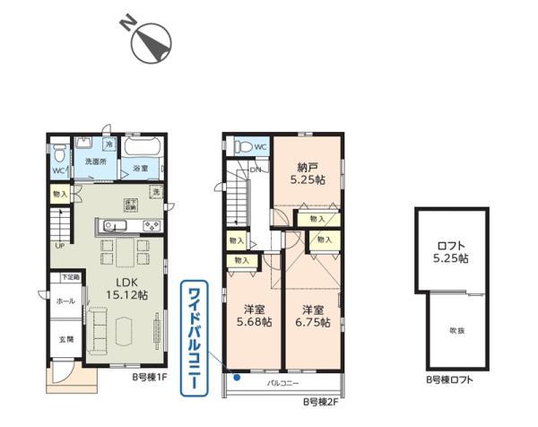 新築一戸建て浦安市弁天２丁目 新築一戸建て／全２棟千葉県浦安市弁天２丁目JR京葉線舞浜駅6590万円