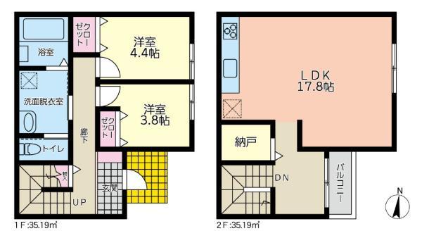 中古一戸建て足立区佐野２丁目 未入居一戸建て東京都足立区佐野２丁目東京メトロ千代田線北綾瀬駅3780万円