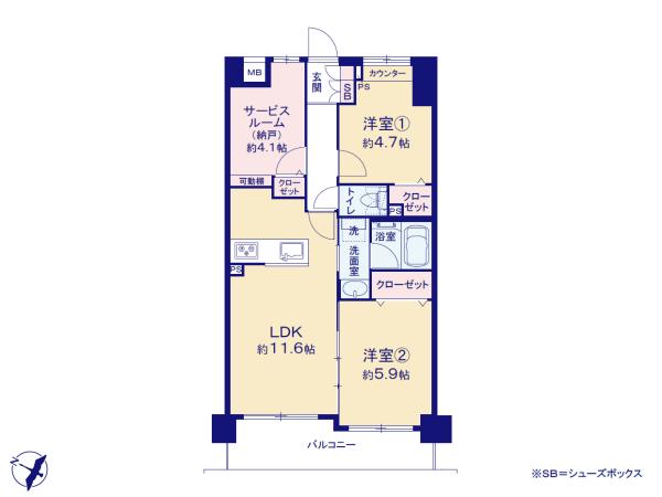 中古マンションナイスアーバン亀有さくら通り東京都葛飾区青戸８丁目千代田常磐線亀有駅4580万円