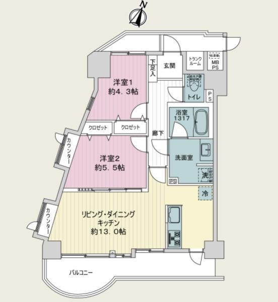 中古マンションロワール北千住東京都足立区千住１丁目千代田線北千住駅6298万円