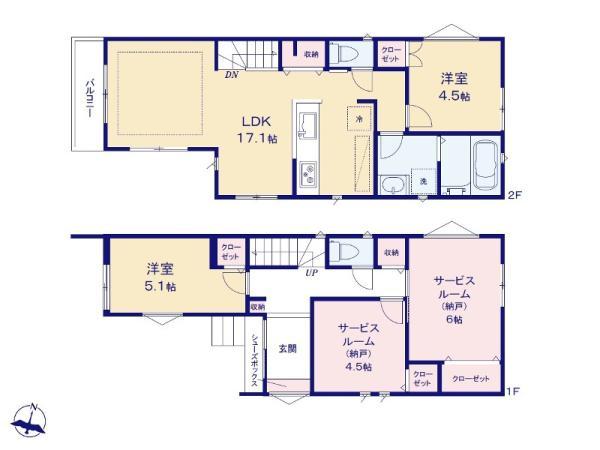新築一戸建て市川市香取１丁目 新築一戸建て／全３棟千葉県市川市香取１丁目東京メトロ東西線行徳駅5680万円～6790万円