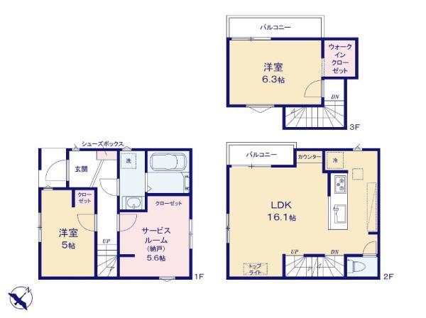 新築一戸建て市川市福栄３丁目 新築一戸建て／全２棟千葉県市川市福栄３丁目東京メトロ東西線南行徳駅5480万円～5980万円