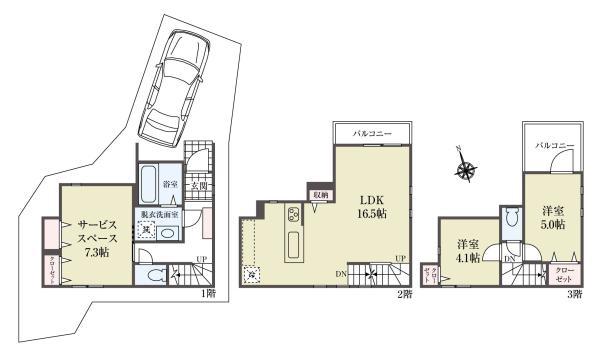 新築一戸建て江戸川区鹿骨５丁目 新築一戸建て／全２棟東京都江戸川区鹿骨５丁目JR中央・総武線小岩駅4980万円～5280万円