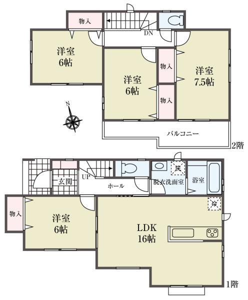 新築一戸建て船橋市夏見台４丁目 新築一戸建て／全３棟千葉県船橋市夏見台４丁目東武野田線塚田駅4190万円～4890万円