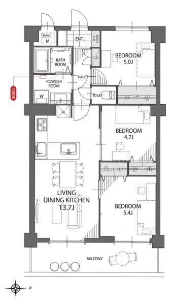 中古マンションSSKグリーンパーク竹の塚II東京都足立区保木間３丁目東武伊勢崎線竹ノ塚駅3290万円
