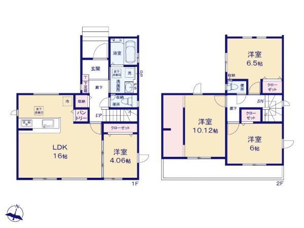 新築一戸建て草加市遊馬町 新築一戸建て／全２棟埼玉県草加市遊馬町日暮里・舎人ライナー見沼代親水公園駅4499万円～4699万円