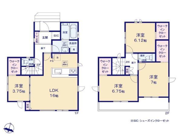 新築一戸建て草加市遊馬町 新築一戸建て／全２棟埼玉県草加市遊馬町日暮里・舎人ライナー見沼代親水公園駅4499万円～4699万円