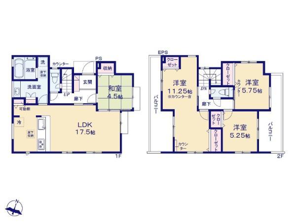 新築一戸建て草加市新里町 新築一戸建て／全８棟埼玉県草加市新里町日暮里・舎人ライナー見沼代親水公園駅4290万円～5190万円