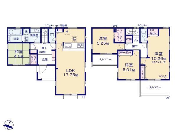新築一戸建て草加市新里町 新築一戸建て／全８棟埼玉県草加市新里町日暮里・舎人ライナー見沼代親水公園駅4290万円～5190万円