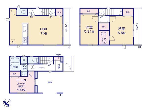 新築一戸建て市川市入船 新築一戸建て／全２棟千葉県市川市入船東京メトロ東西線行徳駅5790万円～5990万円