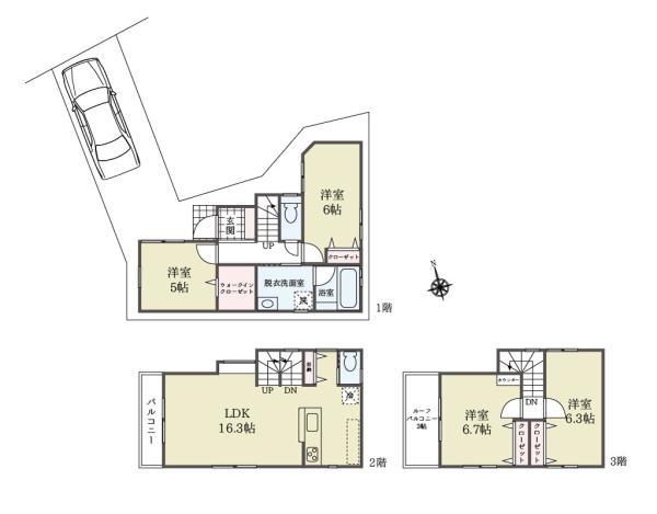 新築一戸建て足立区綾瀬２丁目 新築一戸建て／全９棟東京都足立区綾瀬２丁目東京メトロ千代田線綾瀬駅6580万円～6880万円