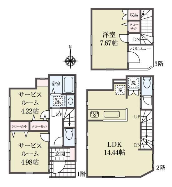 新築一戸建て江戸川区南小岩２丁目 新築一戸建て／全２棟東京都江戸川区南小岩２丁目JR中央・総武線小岩駅5480万円
