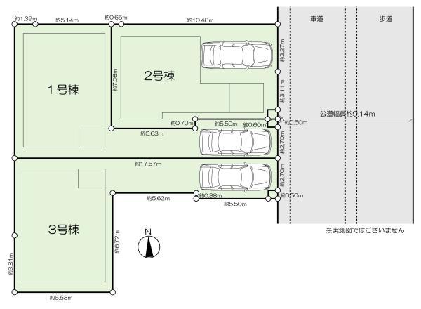 新築一戸建て江戸川区中央２丁目 新築一戸建て／全３棟東京都江戸川区中央２丁目JR総武本線新小岩駅6388万円～6998万円